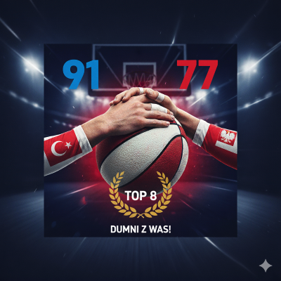 Wielkie serce do walki, niestety nie wystarczyło na Turcję i zostaliśmy pokonani🏀