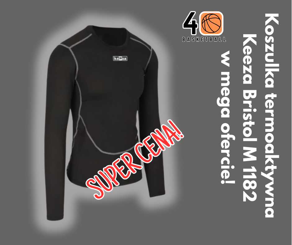 Promocja! Najlepsza cena na rynku!  Koszulka termoaktywna Keeza Bristol – Trenuj na 100%, nie martw się o zdrowie. 