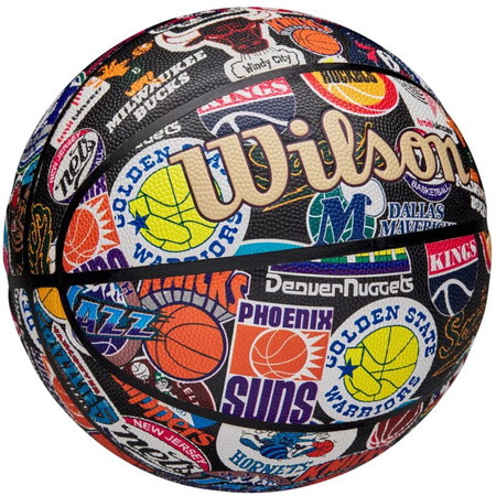 Piłka do koszykówki Wilson NBA All Team Retro Ball WZ4028501XB