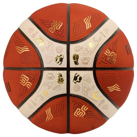 Piłka do koszykówki Molten Eurobasket 2025 Oficjalna piłka meczowa B7G5000-E5Z