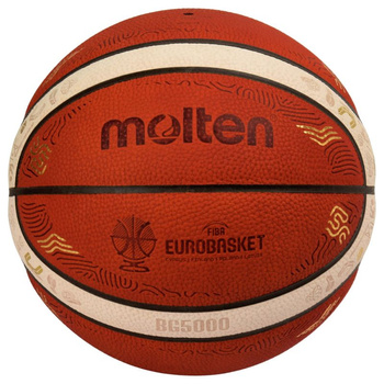 Piłka do koszykówki Molten Eurobasket 2025 Oficjalna piłka meczowa B7G5000-E5Z
