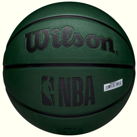Piłka do koszykówki Wilson NBA Team Tribute Solid Milwaukee Bucks Ball WZ4025417XB