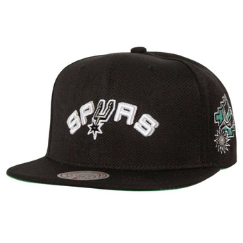 Czapka z daszkiem Mitchell & Ness NBA San Antonio Spurs Triple Play Snapback HS8578-SASBLCK