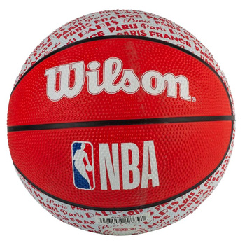 Piłka do koszykówki Wilson NBA City Paris Mini Ball WZ4033001XB