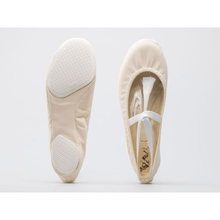 Baletki gimnastyczne IWA 302 kremowe