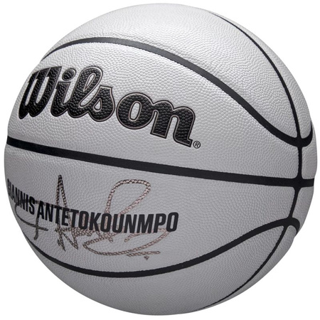 Piłka do koszykówki Wilson NBA Player Icon Uv Bskt Giannis WZ4030901XB