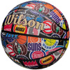 Piłka do koszykówki Wilson NBA All Team Retro Ball WZ4028501XB