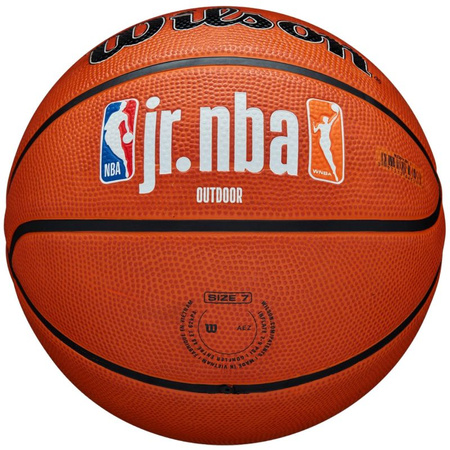 Piłka do koszykówki Wilson Jr NBA Logo Auth Outdoor WZ3011801XB6