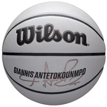 Piłka do koszykówki Wilson NBA Player Icon Uv Bskt Giannis WZ4030901XB